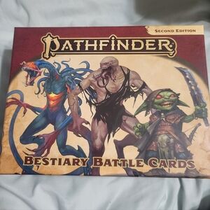 Pathfinder Bestiary Battle 450 Cards Second Edition Monster Deck Dungeons Dragon